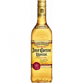 Tequila especial reposado JOSE CUERVO botella 70 cl